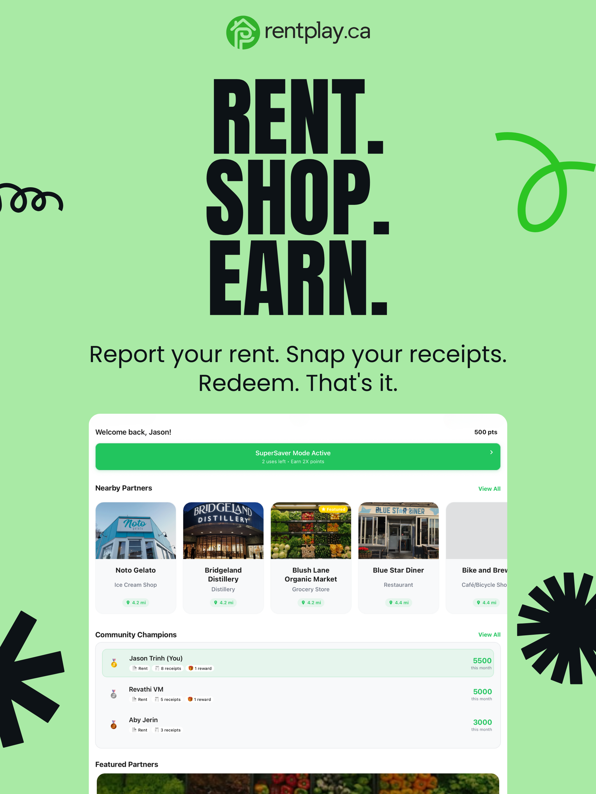 RentPlay App Screen 1